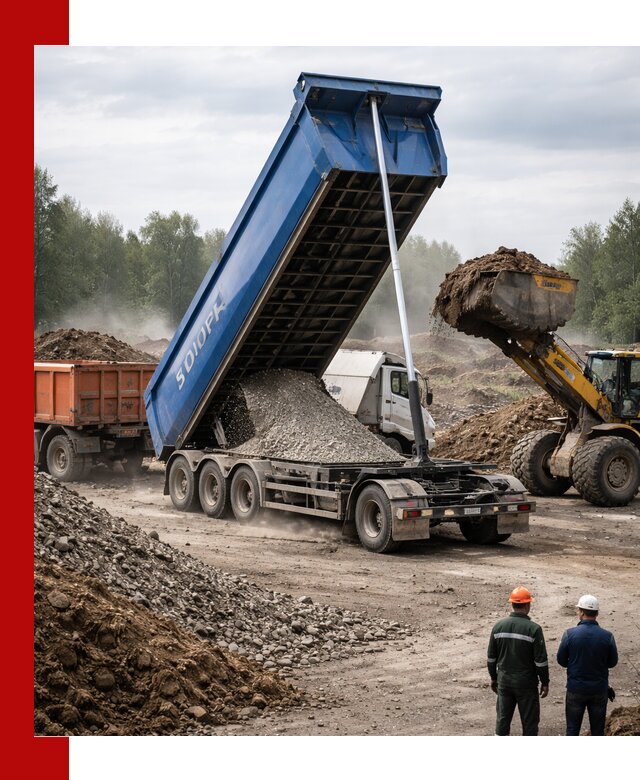 Аренда тонар 40 тонн в Елабуге с доставкой материалов