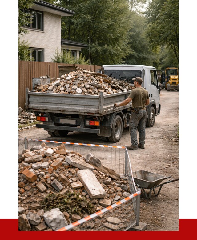 Вывоз строительного мусора с погрузкой в Елабуге от 7596 р | ПРОНЕРУДЛбг