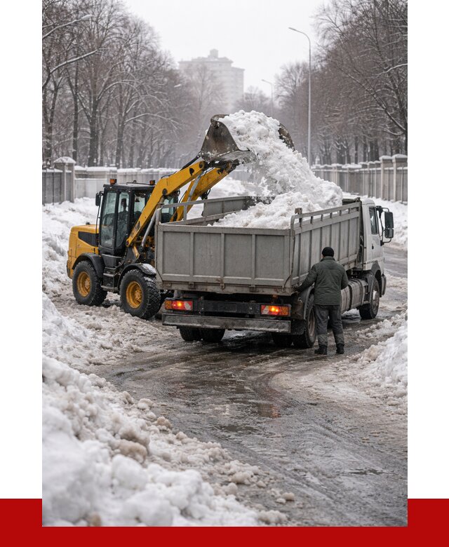 Вывоз снега с погрузкой в Елабуге от 3545 р. ПРОНЕРУДЛбг