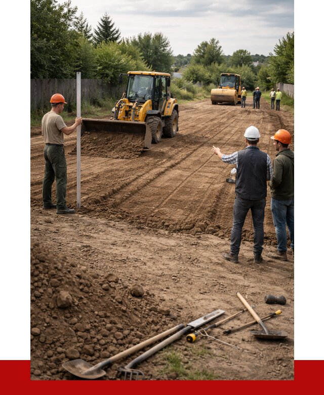 Планировка участка грунтом в Елабуге от 4558 р ПРОНЕРУДЛбг