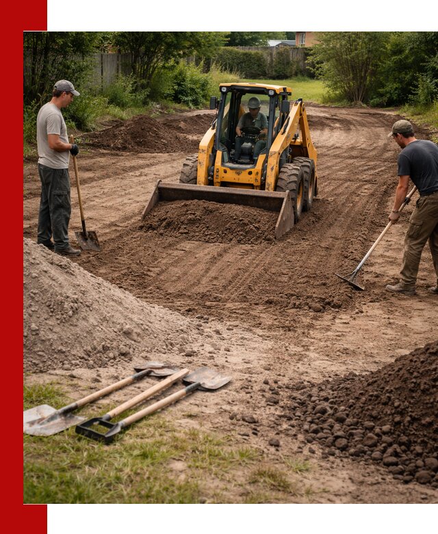 Планировка участка грунтом с вывозом и доставкой в Елабуге