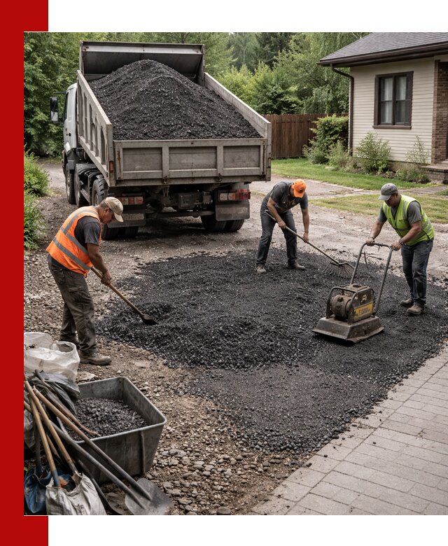 Асфальтовая крошка для двора с доставкой в Елабуге